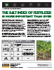  The Andersons Technical Bulletin 11 The Salt Index of Fertilizer is More Important Than Ever