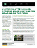  The Andersons Technical Bulletin 68 Check Planter Liquid Starter Equipment Before Heading to the Field