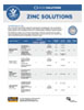 The Andersons Zinc Solutions Product Comparison Sheet